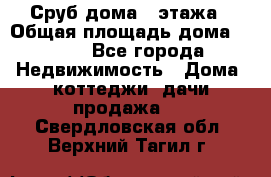 Сруб дома 2 этажа › Общая площадь дома ­ 200 - Все города Недвижимость » Дома, коттеджи, дачи продажа   . Свердловская обл.,Верхний Тагил г.